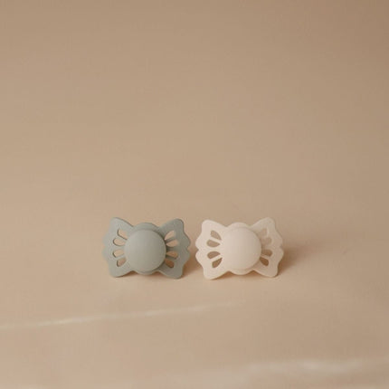 Frigg Speen Maat 1 Lucky Cream/Sage Silicone 2 - Pack - Frigg - Babywinkel - 5715239022185