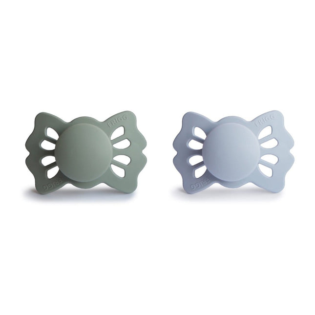 Frigg Speen Maat 1 Lucky Sage/Powder Blue Silicone 2 - Pack - Frigg - Babywinkel - 5715239022000