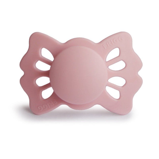 Frigg Speen Maat 1 Lucky Symmetrical Baby Pink Silicone - Frigg - Babywinkel - 5715239018072