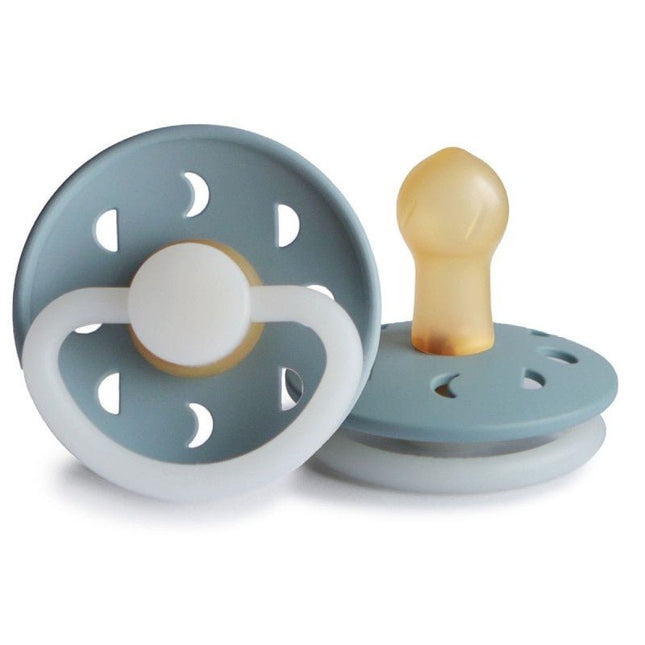 Frigg Speen Maat 1 Moon Night Stone Blue Latex - Frigg - Babywinkel - 5715239019536