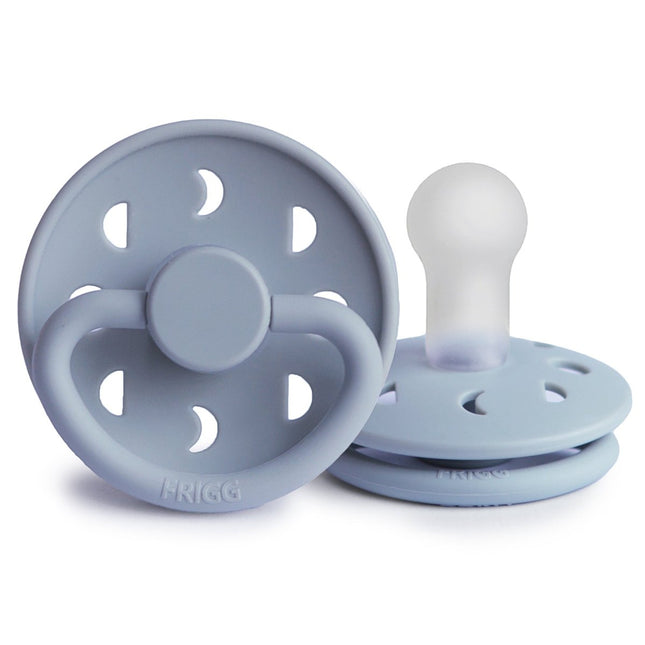 Frigg Speen Maat 1 Moon Powder Blue Silicone - Frigg - Babywinkel - 5715239012131