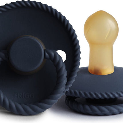 Frigg Speen Maat 1 Rope Dark Navy Latex - Frigg - Babywinkel - 5715239021607