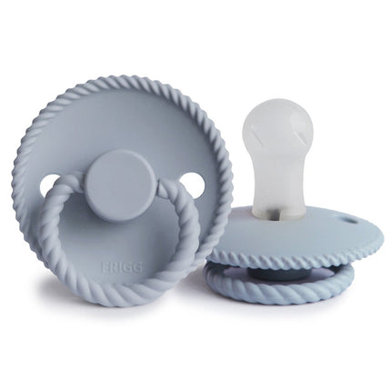 Frigg Speen Maat 1 Rope Powder Blue Silicone - Frigg - Babywinkel - 5715239012339