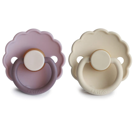 Frigg Speen Maat 2 Daisy Bloom Lav.Haze/Cream Latex 2 - Pack - Frigg - Babywinkel - 5715239022130