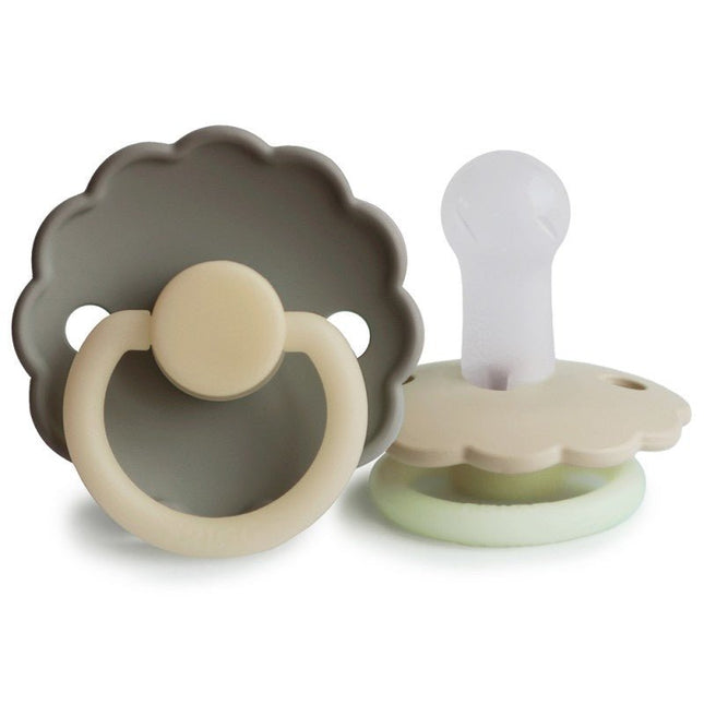 Frigg Speen Maat 2 Daisy Night Portob/Croiss Silicone 2 - Pack - Frigg - Babywinkel - 5715239011622