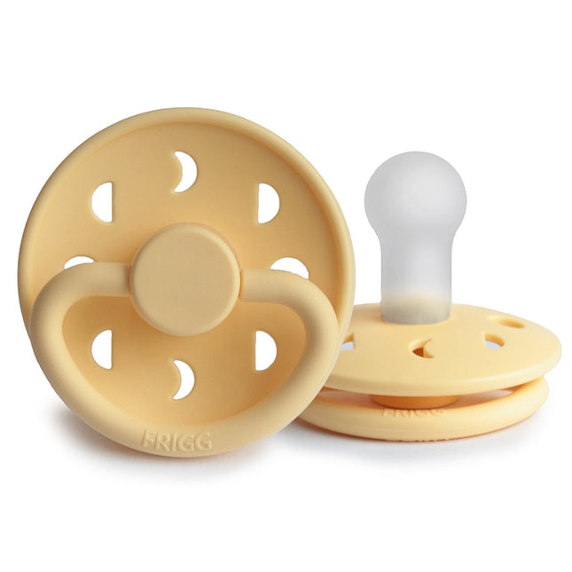 Frigg Speen Maat 2 Moon Pale Daffodil Silicone - Frigg - Babywinkel - 5715239012308