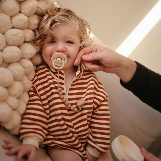 Frigg Speen Maat 2 Rope Cream/Sepia Latex 2 - Pack - Frigg - Babywinkel - 5715239021911