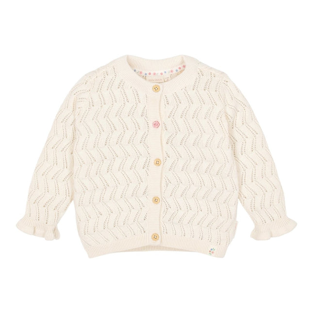 Gebreid vest Creme koop je bij Babywinkel