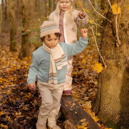 Gebreide sjaal Taupe - Babywinkel - 8721122580608