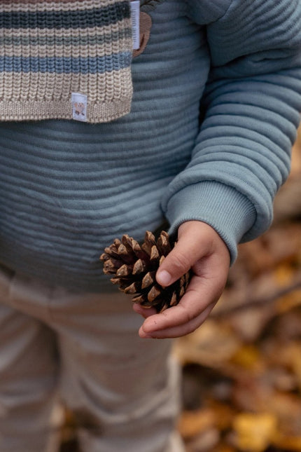 Little Dutch Babysjaal Gebreid Taupe koop je bij Babywinkel