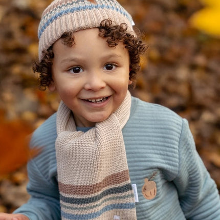 Gebreide sjaal Taupe - Babywinkel - 8721122580608