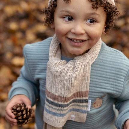 Gebreide sjaal Taupe - Babywinkel - 8721122580608