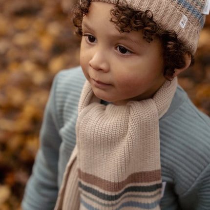 Gebreide sjaal Taupe - Babywinkel - 8721122580608