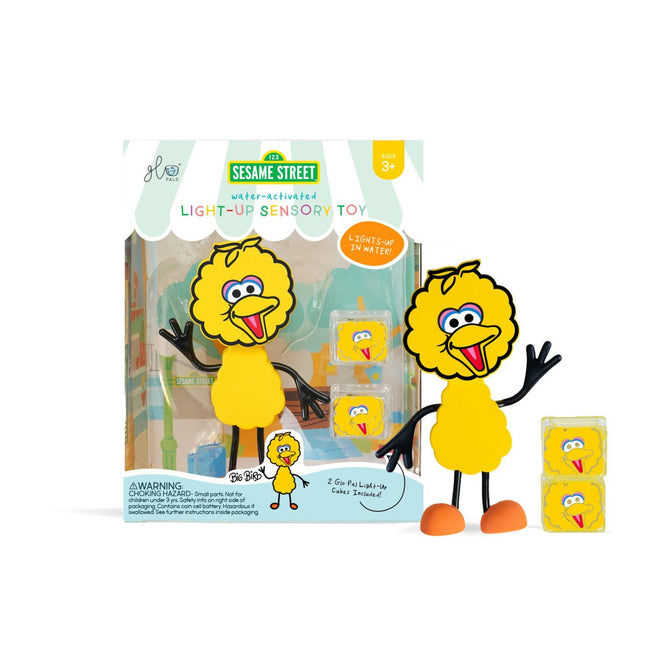 Glopals Badspeelgoed Sensorisch Light - Up Poppetje en Cubes Bigbird koop je bij Babywinkel