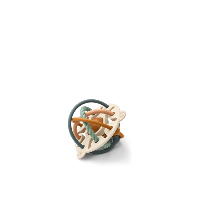 Hakim Silicone Mix Rattle Sandy multi mix - Babywinkel - 5715493491857