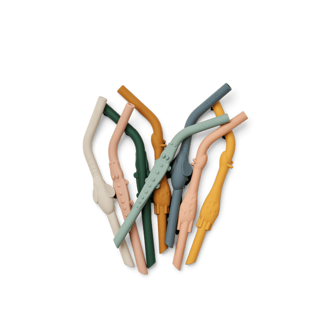 Herbruikbare Siliconen Rietjes Yellow Mellow Multi Mix koop je bij Babywinkel