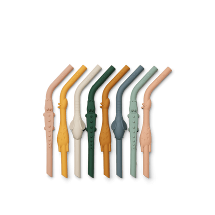 Herbruikbare Siliconen Rietjes Yellow Mellow Multi Mix koop je bij Babywinkel