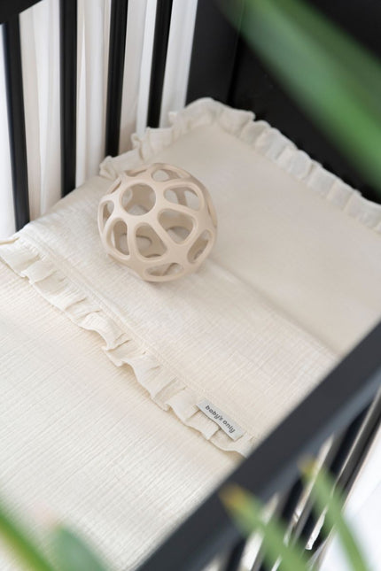 Hoeslaken Calm warm linen - 40x80 - Babywinkel - 8721052103519