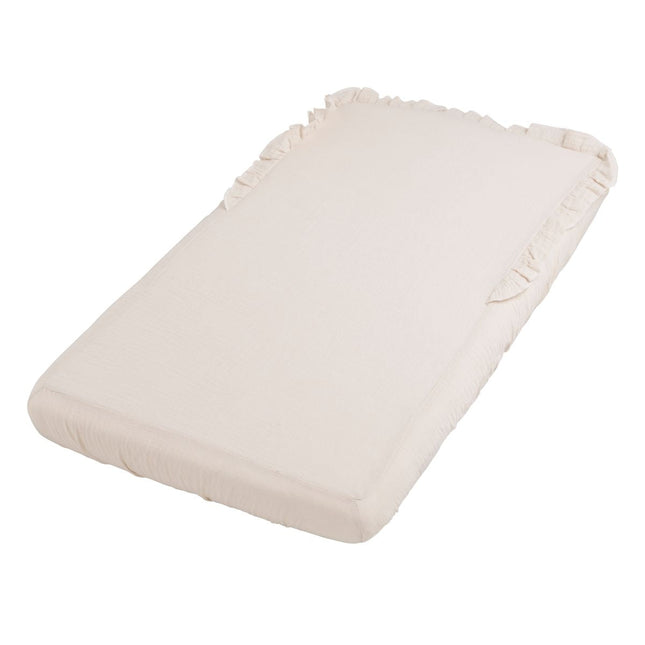 Hoeslaken Calm warm linen - 60x120 - Babywinkel - 8721052103526