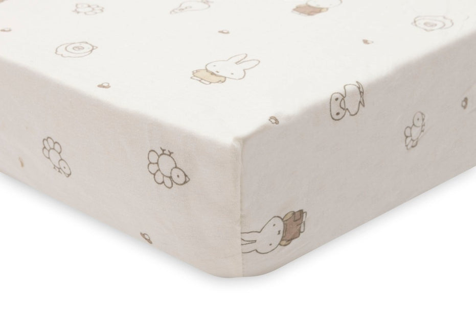 Hoeslaken - Jersey - Nijntje Family Farm 70/75x140/150 cm koop je bij Babywinkel