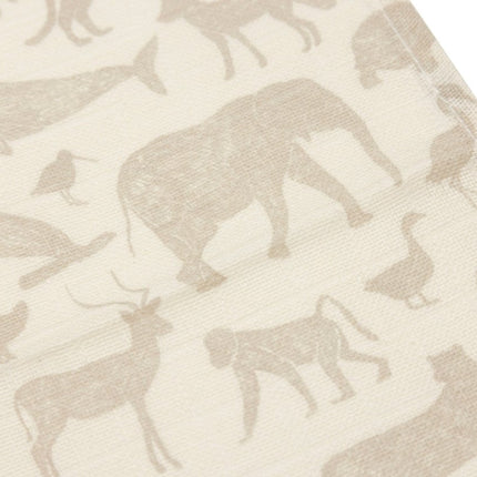 Hydrofiel Monddoekje Animals - Nougat - 3 Stuks - Babywinkel - 8717329376953