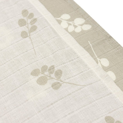 Hydrofiel Monddoekje Twig - Olive Green - 3 Stuks - Babywinkel - 8717329376915
