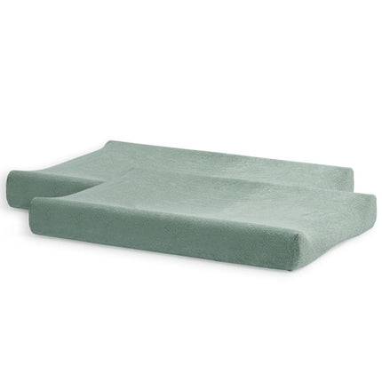 Jollein Aankleedkussenhoes Badstof Ash Green 50x70m 2st - Jollein - Babywinkel - 8717329360068