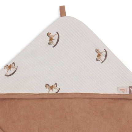 Jollein Badcape Baby Nostalgic Ride 75X75Cm - Jollein - Babywinkel - 8717329384743