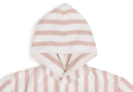 Jollein Badjas Gestreept Terry Wild Rose - Jollein - Babywinkel - 8717329380974