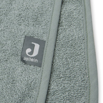 Jollein Badponcho Met Oren Ash Green - Jollein - Babywinkel - 8717329365414