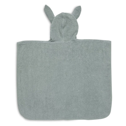 Jollein Badponcho Met Oren Ash Green - Jollein - Babywinkel - 8717329365414