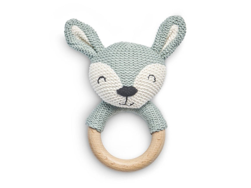 Jollein Bijtring Deer Ash Green 7cm - Jollein - Babywinkel - 8717329354593