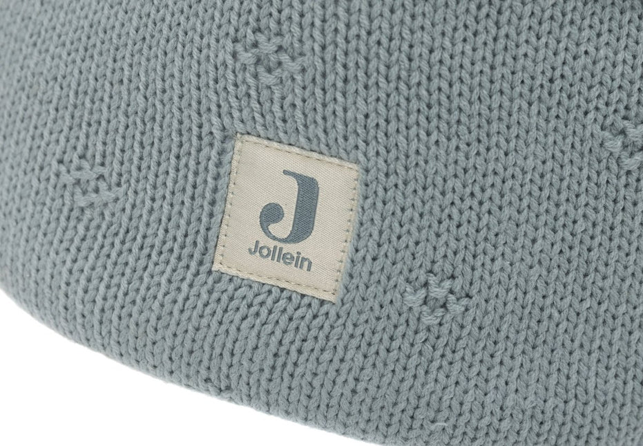 Jollein Commodemandje Cosy Knit Sea Green - Jollein - Babywinkel - 8717329386907