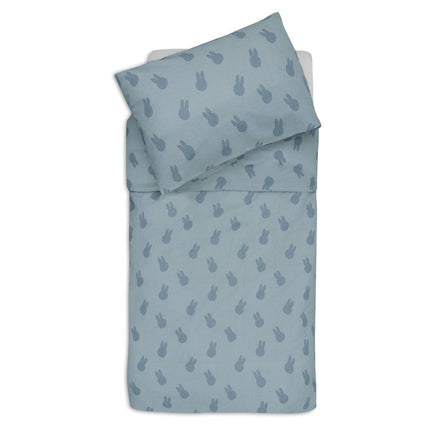 Jollein Dekbedovertrek Peuter Miffy Shadow Sea Green 100 X 140 Cm - Jollein - Babywinkel - 8717329387843