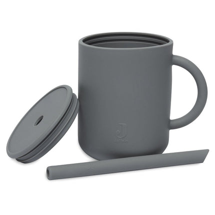 Jollein Drinkbeker Silicone Storm Grey - Jollein - Babywinkel - 8717329365759
