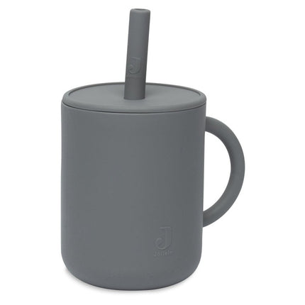 Jollein Drinkbeker Silicone Storm Grey - Jollein - Babywinkel - 8717329365759