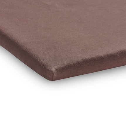 Jollein Hoeslaken Jersey Boxmatras Chestnut 75x95cm - Jollein - Babywinkel - 8717329363694