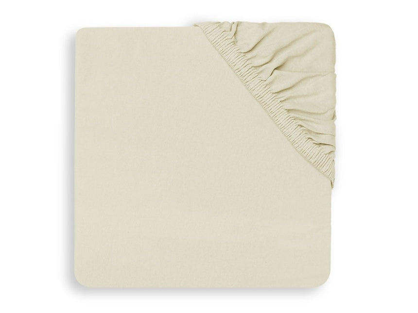 Jollein Hoeslaken Jersey Ivory 60x120cm koop je bij Babywinkel