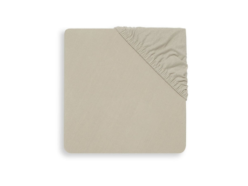 Jollein Hoeslaken Jersey Nougat 40x90cm - Jollein - Babywinkel - 8717329359048