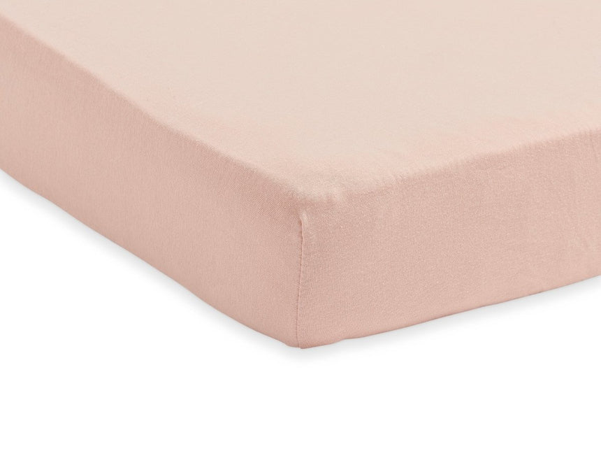 Jollein Hoeslaken Jersey Pale Pink 60x120cm - Jollein - Babywinkel - 8717329359086