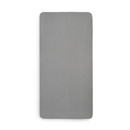 Jollein Hoeslaken Jersey Storm Grey 60x120cm - Jollein - Babywinkel - 8717329359109