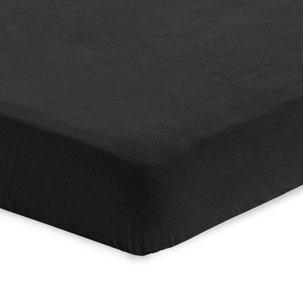 Jollein Hoeslaken Jersey Zwart 60x120cm - Jollein - Babywinkel - 8717329326217