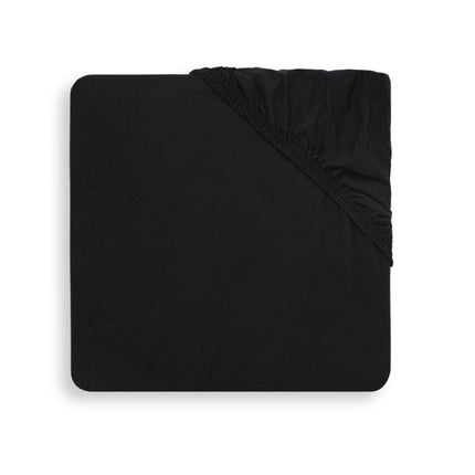 Jollein Hoeslaken Jersey Zwart 60x120cm - Jollein - Babywinkel - 8717329326217