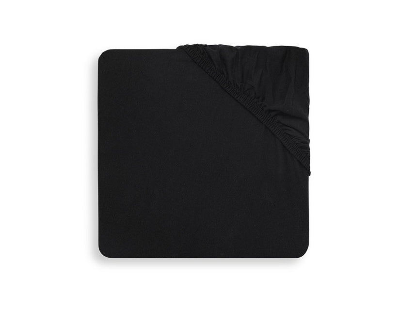 Jollein Hoeslaken Jersey Zwart 60x120cm - Jollein - Babywinkel - 8717329326217