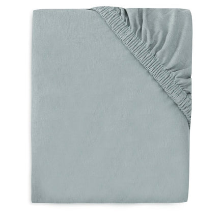Jollein Hoeslaken Peuter Jersey Sea Green 60 X 120 Cm - Jollein - Babywinkel - 8717329387171