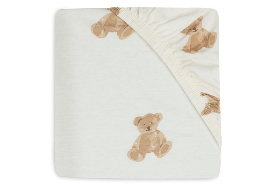 Jollein Hoeslaken Peuter Jersey Teddy Bear 70/75 X 140/150 Cm koop je bij Babywinkel