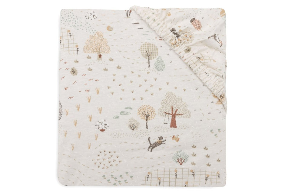 Jollein Hoeslaken Peuter Tiny Park 75X140Cm - Babywinkel - 8717329400436