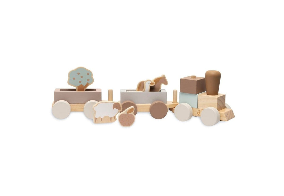 Jollein Houten Speelgoed Trein Farm - Jollein - Babywinkel - 8717329373457