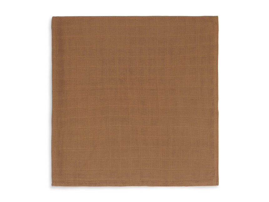 Jollein Hydrofiele Doek Bamboe Caramel 115x115cm 2st - Jollein - Babywinkel - 8717329360549