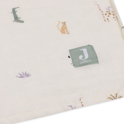 Jollein Hydrofiele Doek Jungle Jambo 115 X 115 Cm 2St - Jollein - Babywinkel - 8717329387928